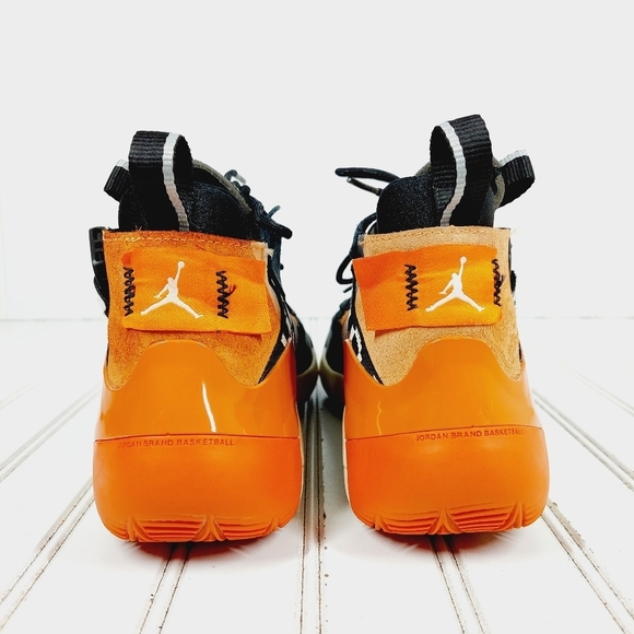 Jordan Defy SP Shattered Backboard Orange Black Athleisure Sneakers I546 - Picture 6 of 10